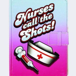 Nurses Call the Shots Pink E-Readers &Tablet Cover